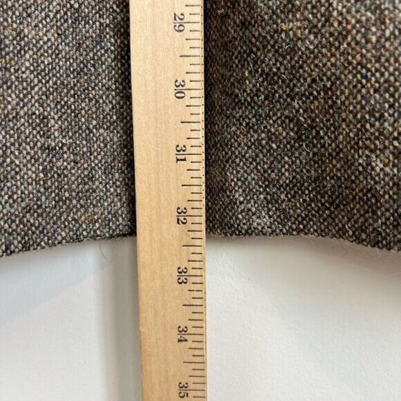 Vintage Oakton Men’s 46R Pure Virgin Wool Classic Grey Suit Jacket Sports Coat - Picture 6 of 12